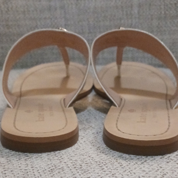 Kate Spade New York Cassia Sandals White Patent Leather - Picture 6 of 10